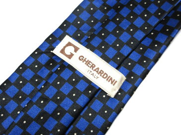 ブランド 古着 ネクタイ 【中古】 GHERARDINI ゲラルディーニ 格子柄 ネクタイ 良品 メンズ プレゼント 【,r85686,】