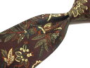 ブランド ネクタイ 【中古】GHERARDINI ゲラルディーニ 花柄 ブランド ネクタイ 良品 メンズ プレゼント