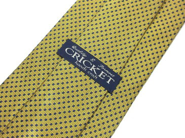 1000円 ポッキリ 送料無料 【中古】 CRICKET クリケット ドット柄 ブランド 古着 ネクタイ良品 メンズ プレゼント