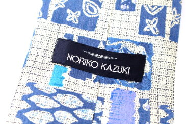 ブランド ネクタイ 【中古】NORIKO KAZUKI ノリコ カズキ 和柄 総柄 メンズ プレゼント 【,r16492,】