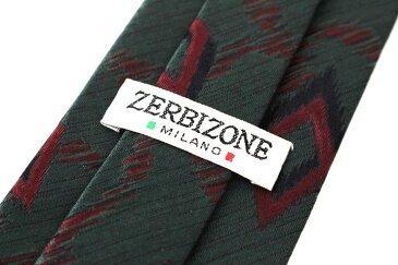ブランド ネクタイ 【中古】ZERBIZONE 総柄 メンズ プレゼント 【,r19642,】