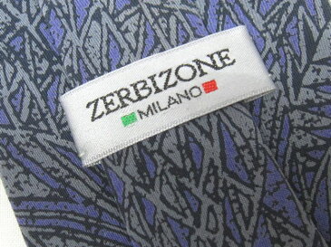 ブランド ネクタイ 【中古】ZERBIZONE ゼロビズワン 総柄 メンズ プレゼント 【,r4327,】