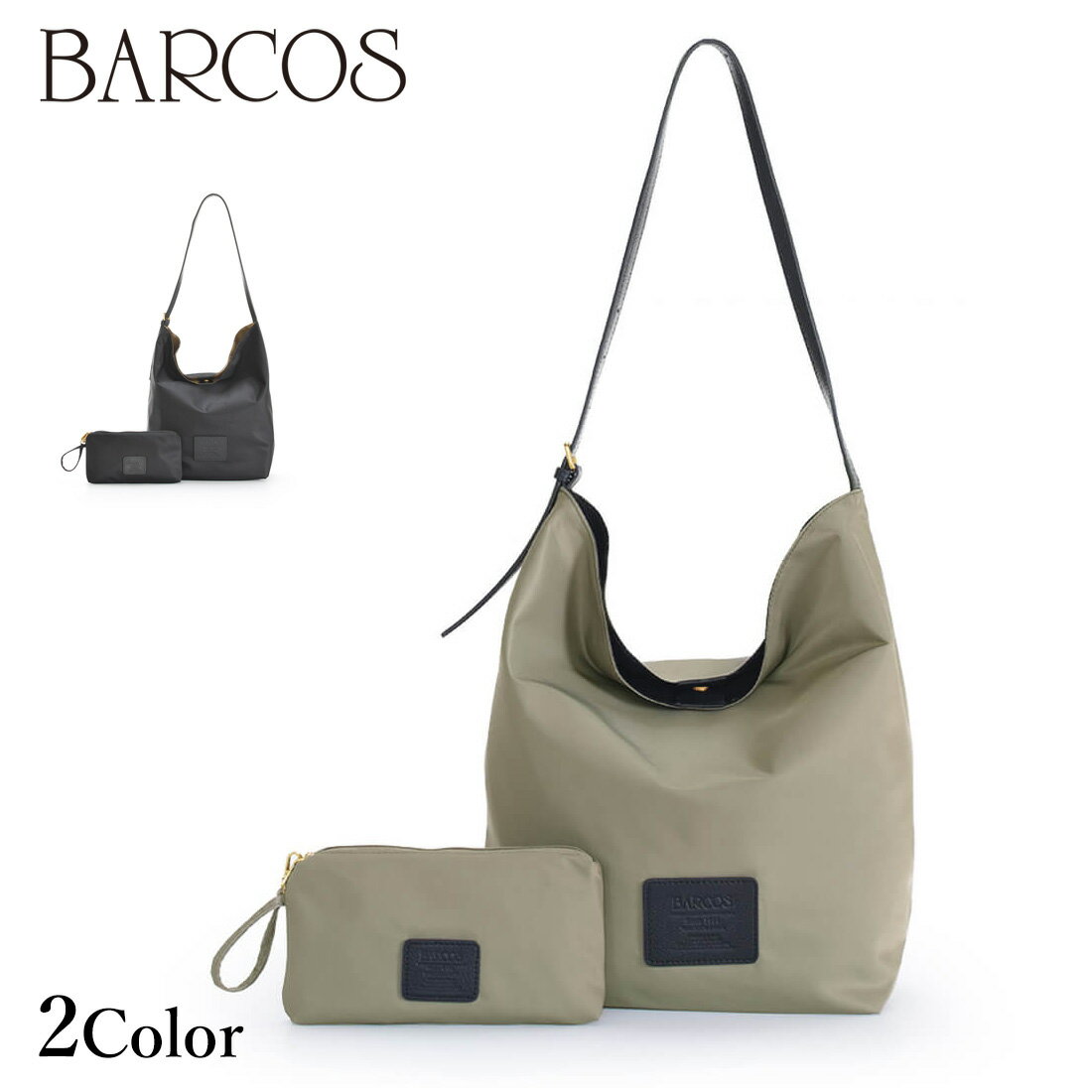 BARCOS ナイロンショルダーバッグ レディース 全2色 ONESIZE バルコス