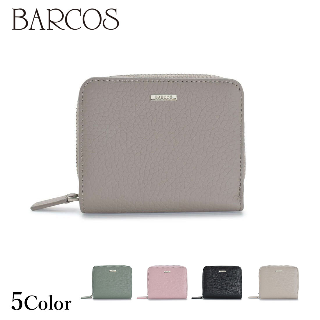 BARCOS シュリンクレザー蛇腹折財布 レディース メンズ 全5色 ONESIZE バルコスのサムネイル