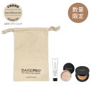 ベアミネラル ベースメイク トライアル キット 数量限定 bareMinerals ベアプロ 16HR FD DX ライト 25 ウォーム (2g) プライム タイム オリジナル ポア (7ml) ミネラル ベール Sサイズ (0.75g) ベアプロ コットン巾着 トラベルセット 旅行 mini お試しセット