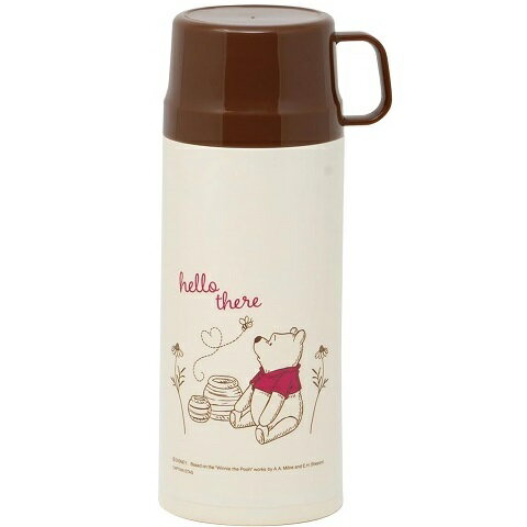 Rakuten - ディズニー 水筒 2WAY ダブルステンレスボトル 600ml 真空断熱 くまのプーさん / こんにちは MA-2337 直飲み コップ飲み ステンレスボトル キャプテンスタッグ