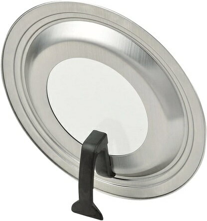 フライパン 蓋 26〜30cm用 サティーナ ステンレス製窓付きスタンドパンカバー HB-3391 フライパンカバー スタンド式 自立 ふた 立つ フタ 立て置き 鍋蓋 おしゃれ パール金属