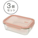 お買い得 3個セット 耐熱ガラス 保存容器 長方形 1400ml バルブ付 ディッシュプラス HB-5962 -3 食品保存 電子レンジ オーブン 対応 冷凍 保存 作り置き おかず 食洗機対応 クリア 透明 角型 おしゃれ パール金属