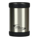 保冷 ペットボトルホルダー 350ml ~ 500ml Sサイズ サテン クールストレージ D-6750 タンブラー ステンレス ボトルカバー ペットボトルクーラー 冷たい 熱中症対策 暑さ対策 パール金属