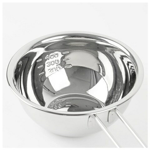 ボウル 13cm ステンレス製 目盛付 ラフィネ D-6262 取っ手付き ボウル チョコレート 溶かす 湯煎 お菓子作り チョコ作り 湯せんボール バレンタイン パール金属