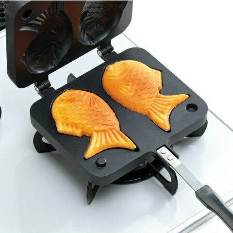 たい焼き器 ふっ素加工 おやつDEっSE2 D-6536 たい焼きメーカー フライパン たい焼き 2個 取り出しやす..