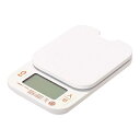 はかり デジタル キッチンスケール 0.1g単位 2kg用 量HAKARI D-6468 計量 お菓子作り 量り 見やすい パン作り 料理 コンパクト デジタルスケール 製菓 パール金属