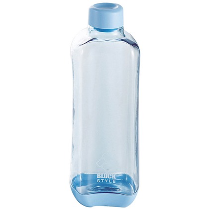 水筒 1L プラスチック ウォーターボトル アクアボトル 1000ml ブルー ブロックスタイル H-6038 スポーツドリンク 目盛り付き ボトル 常温 ダイレクトボトル 直飲み 軽い パール金属 BPAフリー
