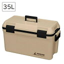 クーラーボックス 35L ベージュ シャルマン UE-89 保冷バッグ ケース ベルト付き 大きい キャンプ 大容量 キャプテンスタッグ 同梱不可