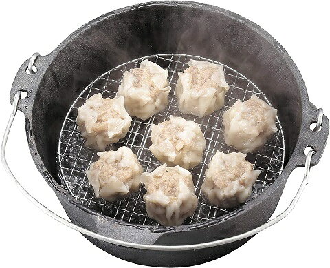 ダッチオーブン 蒸しネット 25cm用 網 UG-3055 蒸しアミ 燻製アミ 蒸しネット 底網...