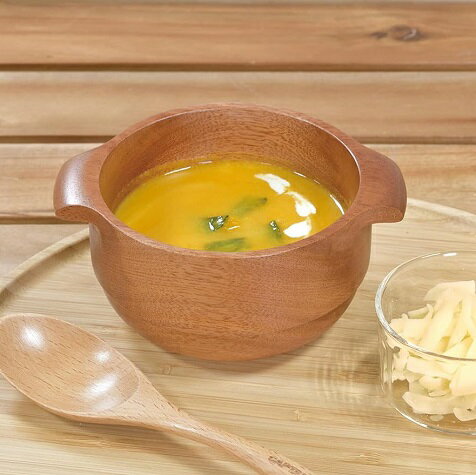 木製 スープカップ 320ml ウッドブレス 耳付きスープカップ UP-2701 食器 北欧 キ...