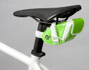 自転車 バッグ LTG ロータス・テクノロジーギア GINA サドルバッグ XS GN04 グリーン / ホワイト Y-9401 限定数量特価