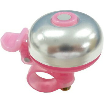 【ブラックフライデー P2倍】自転車 ベル スケルトンベル ピンク オッフル Y-4593 かわいい ライトピンク キャプテンスタッグ 限定数量特価