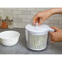 ベジタブル 野菜 水切り器 サラダスピナー Simplice C-1066 野菜水切り器 サラダ レタス スピナー 水気 ザル 回す 早い 目盛り 計量カップ ...
