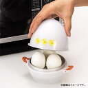 ゆで卵メーカー レンジ ゆで卵 NEWレンジピヨ 3個用 CC-1148 電子レンジ調理 簡単 半熟 固ゆで 時短 ゆで玉子 パール金属