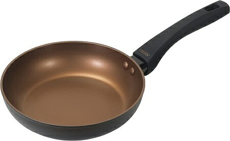 Rakuten - VISIONS フライパン 20cm IH対応 ブラック GOLD Coating CP-1746 耐久性 美味しく焼ける ガス火 オール熱源 おしゃれ ビジョン パール金属