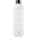 目盛り付き ウォーターボトル タイムマーカー付 プラスチックボトル 1L アクアデイズ ホワイト HC-537 水筒 運動 アクアボトル 1000ml 水分補給 熱中症予防 おしゃれ パール金属