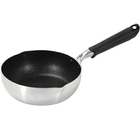 Frying Pans （Aluminum） - 深型 フライパン 20cm IH対応 極深 両口付 マーブルダイヤモンド HC-201 超深型 いため鍋 炒め鍋 丈夫 金属ヘラ対応 パール金属 オール熱源