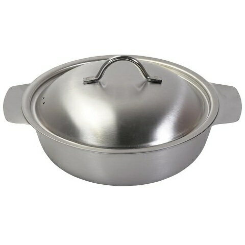 卓上鍋 ちゃんこ鍋 18cm IH対応 ステンレス製 和楽庵 HC-64 キムチ鍋 におい移り 色移りしにくい 両手..