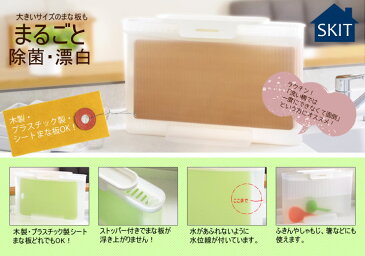 まな板 つけ置き容器 除菌ケース 漂白 抗菌 スキット H-5758 パール金属 同梱不可 お玉 菜箸 キッチン ツール ふきん 新生活