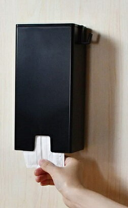 マスク 収納ボックス マグネット付 ブラック モチーフ HB-5908 マスクケース 衛星 清潔 日本製 玄関 収納ケース カギ フック付 パール金属