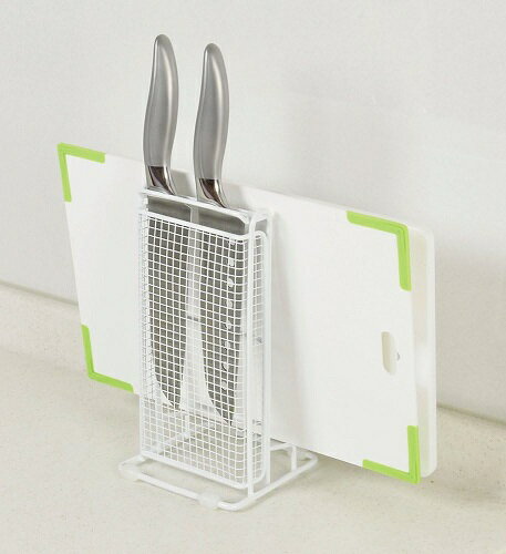 包丁 まな板スタンド ブランキッチン ホワイト HB-3610 包丁スタンド まな板立て 収納 水切りラック おしゃれ 白 パール金属