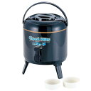 ウォータージャグ 6L ネイビー クールヒッツ M-5026 保冷 保温 水 タンク キャンプ 部活 冷たい 熱中症対策 暑さ対策 コップ付 キャプテンスタッグ(4)