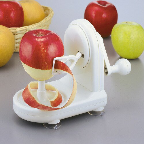 りんご 皮むき器 アップルピーラー C-140 回転式ピーラー くるくる 回転 ハンドルを回すだけ リンゴ 梨 果物 フルーツ ピーラー パール金属