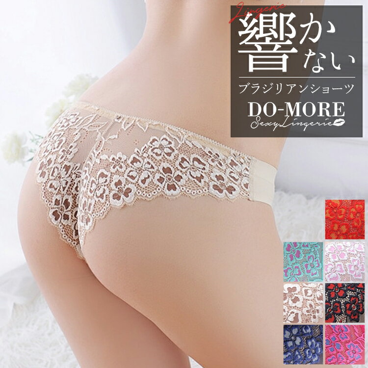 ＼クーポン配布中／【1500円以上で送料無料】ブラジリアン シームレス レース 美尻 Tバック ショーツ ショーツ単品 ブラジリアンショーツ タンガ レース セクシーランジェリー レースショーツ Tショーツ レディース 下着 セクシーのサムネイル