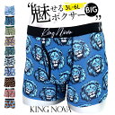 【1980円以上で送料無料】<大きいサイズ★3L -6L> KING NOVA≪キングノバ★メンズボクサーパンツ≫メンズパンツ メンズ ボクサー メンズ ボクサ...