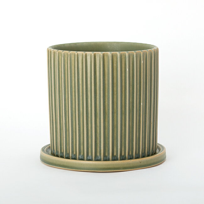 イロ 16 受け皿付き【植木鉢 おしゃれ 鉢カバー ガーデン雑貨 かわいい インテリア FARM】のサムネイル