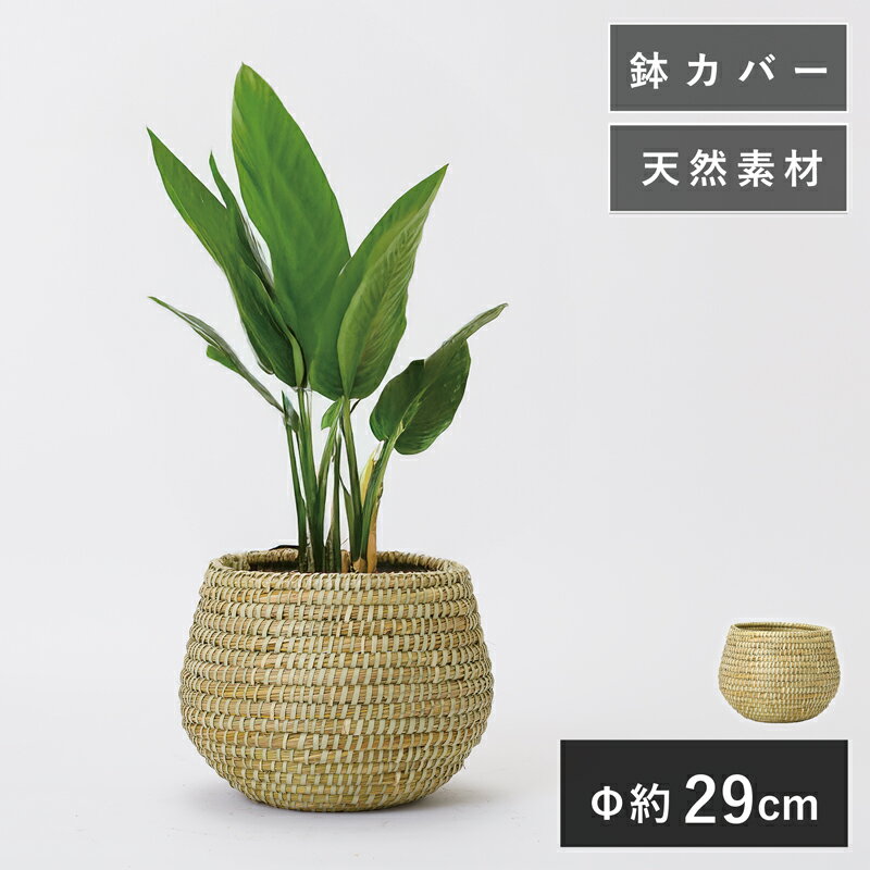 カイサ バスケット 29 ≪植木鉢 ガーデン雑貨 おしゃれ 可愛い ミニポットカバー 鉢カバー インテリア バスケット 天然素材 アジアン ボヘミアン≫