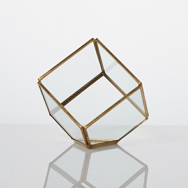 【植木鉢】テラリウム キューブ10【植木鉢 おしゃれ 鉢カバー ガーデン雑貨 かわいい インテリア ガラス セール対象F】