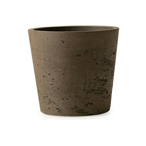 【在庫限り】カッソル コニック 8号 ブラウン ≪植木鉢 中型 軽量 おしゃれ ファイバーセメント セー..