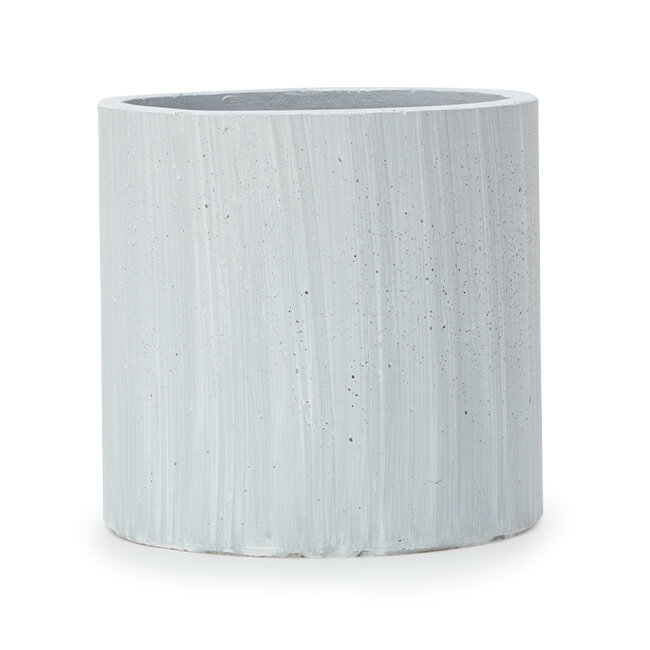 樂天商城 - コルテス　シリンダー　38 ホワイトウォッシュ 　≪植木鉢 ラフ セメントプランター 大型 モダン≫