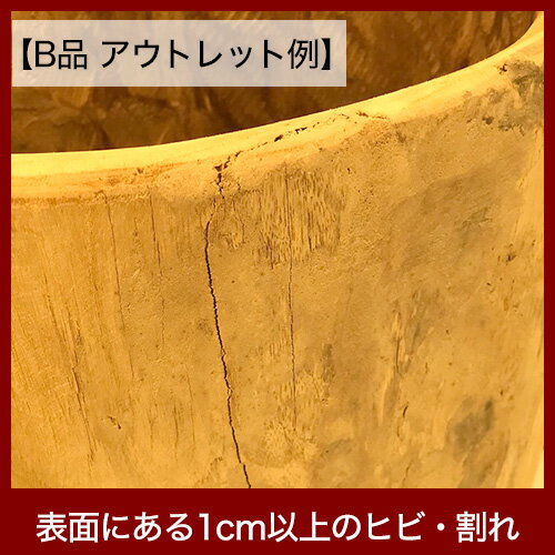 【B品アウトレット】チークボード ボックス S 40　≪植木鉢 おしゃれ 大型 軽量 鉢...