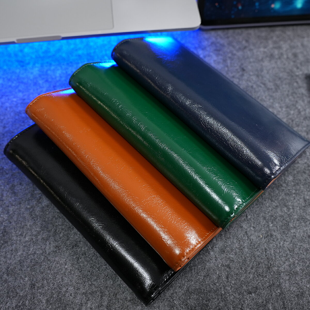 A, E, H, I, L, V, Y - 財布 メンズ 長財布 大容量 本革 ファスナー スキミング防止 セパレート型 小銭入れ 一流の財布職人が作る 紳士用 ビジネス スタイリッシュ