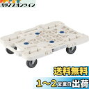 TRUSCO(トラスコ) 平台車 軽量 ルートバンメッシュタイプ 515×3855荷重100kg 連結・スタッキング可能 4輪 オール自在 白 MPK-500J...