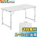 DesertFox アウトドア 折りたたみ テーブル 120cm 高さ3段階調整可能 自由に高さ調整可能ピクニック レジャー キャンプ用 折畳み コンパクト 収納 簡単組立 (シルバー)