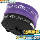 TheFitLife トレーニングチューブ 筋トレチューブ 懸垂チューブ (黒/紫)