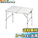 キャプテンスタッグ BBQ用 机 ラフォーレ アルミツーウェイテーブル アジャスター付 90×60cm SUC-511