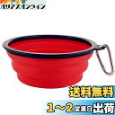 THAIN 犬 水飲み 携帯用 散歩用 折りたたみ式 ペット給水器 容量1000ML ペットボウル カラビナ 付き シリコン製 コンパクト 水やり用品 持ち運び...