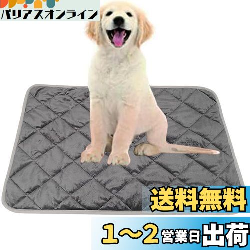 YFFSFDC ペットベッド 猫 犬 マット 暖かい ペット用 ブランケット ホットマット 物理的保温 睡眠マット 布団 寒さ対策 冬小動物 洗える 柔らかい 消臭 滑り止め 介護 小型 中型 猫 犬用 丸ごと洗える 繰り返し使用可能 エコ 制菌 70*48CM (グレー)