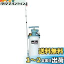 工進(KOSHIN) 蓄圧式 噴霧器 タンク 7L ミスターオート HS-707W 伸縮 4段 ノズル 噴口 2個 Wピストン 防除 消毒 散布
