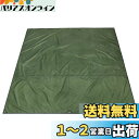 Azarxis タープ グランドシート テントシート レジャーシート天幕 220 折りたたみ 軽量 防水 日除け 厚手 ピクニック グランド マット 収納袋付き (グリーン, M - 220 x 180 cm)